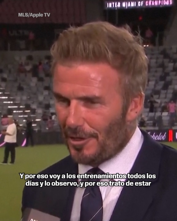 “Messi merece ser considerado para el Balón de Oro. En mi opinión, debería ganarlo.” Si fuera por David Beckham, el Balón de Oro 2026 sería de Messi. ⚽✨