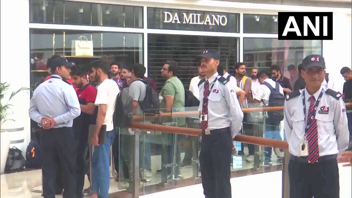 #WATCH | Delhi: People queue up as the official sale of the iPhone 18 Pro and iPhone 18 Pro Max begins today in India. Eager customers have lined up in long queues outside the Apple Store at Select Citywalk Mall in Saket to get their hands on the latest devices.
