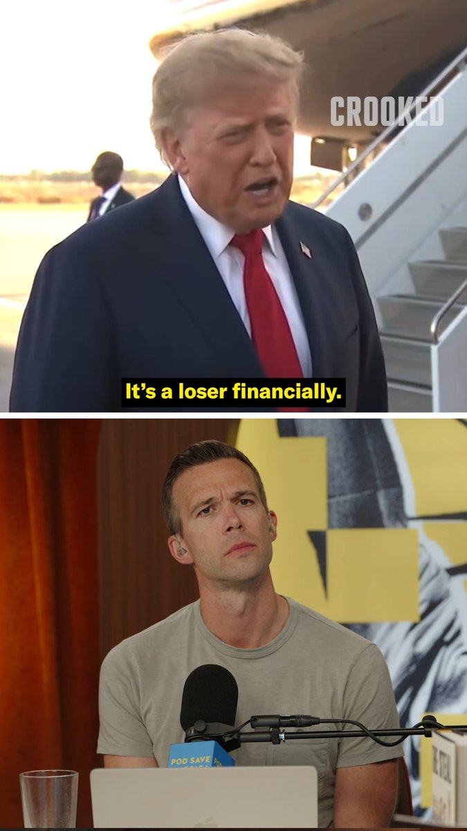 .Jon Favreau: "[The next Democratic president] should use the power of the federal government to take Trump's name off everything, everywhere."