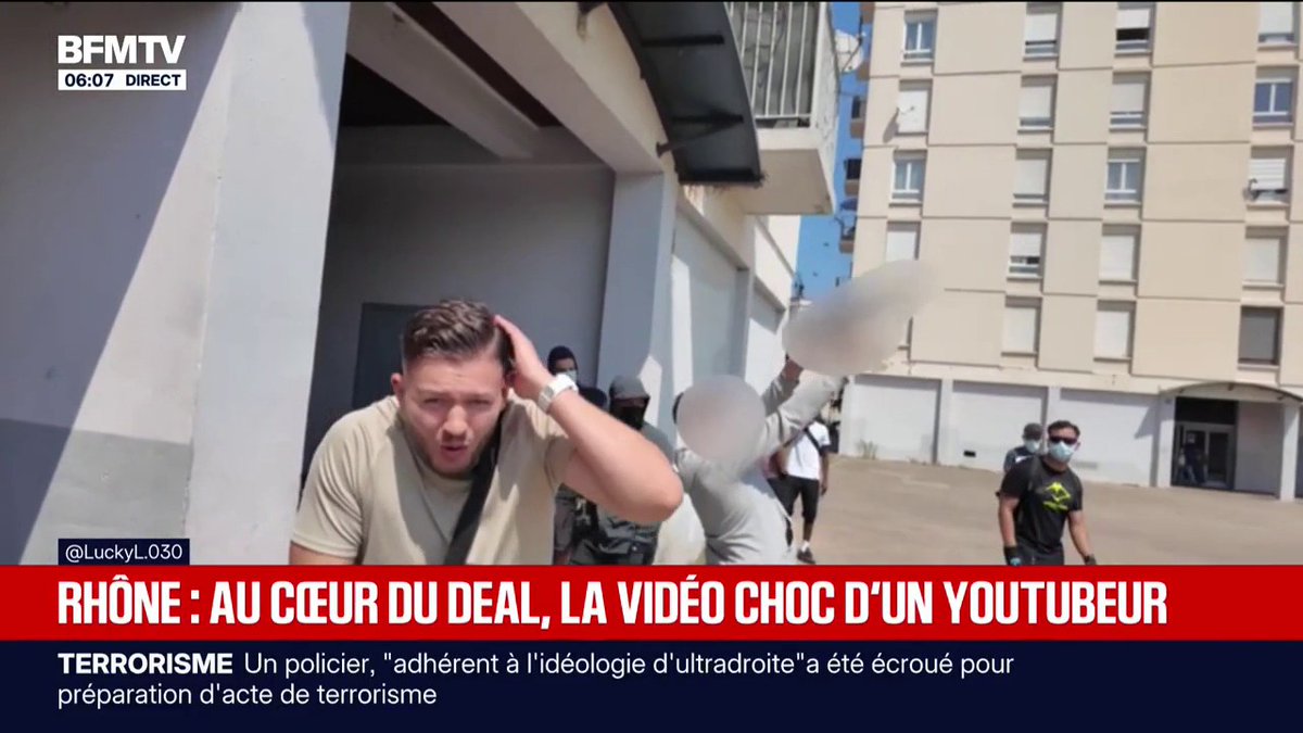 Tirs de kalachnikov, stupéfiants...La vidéo choc d'un youtubeur au cœur d'un point de deal dans le Rhône