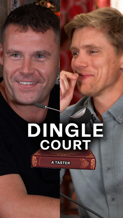A small taste of this Sunday's Dingle Court... 😳 😂 YouTube. 7AM. 🎬 #Emmerdale #DingleCourt #Robron