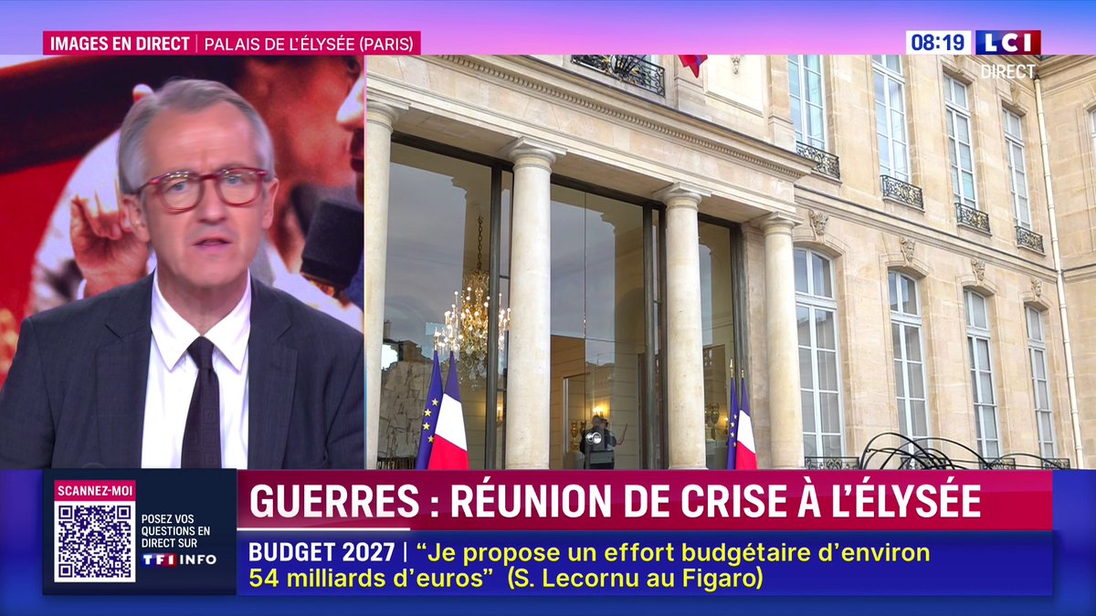 🔴 Guerres : réunion de crise à l'Élysée ce vendredi 📺 L'Édito Pol de Christophe Barbier sur LCI ⬇️