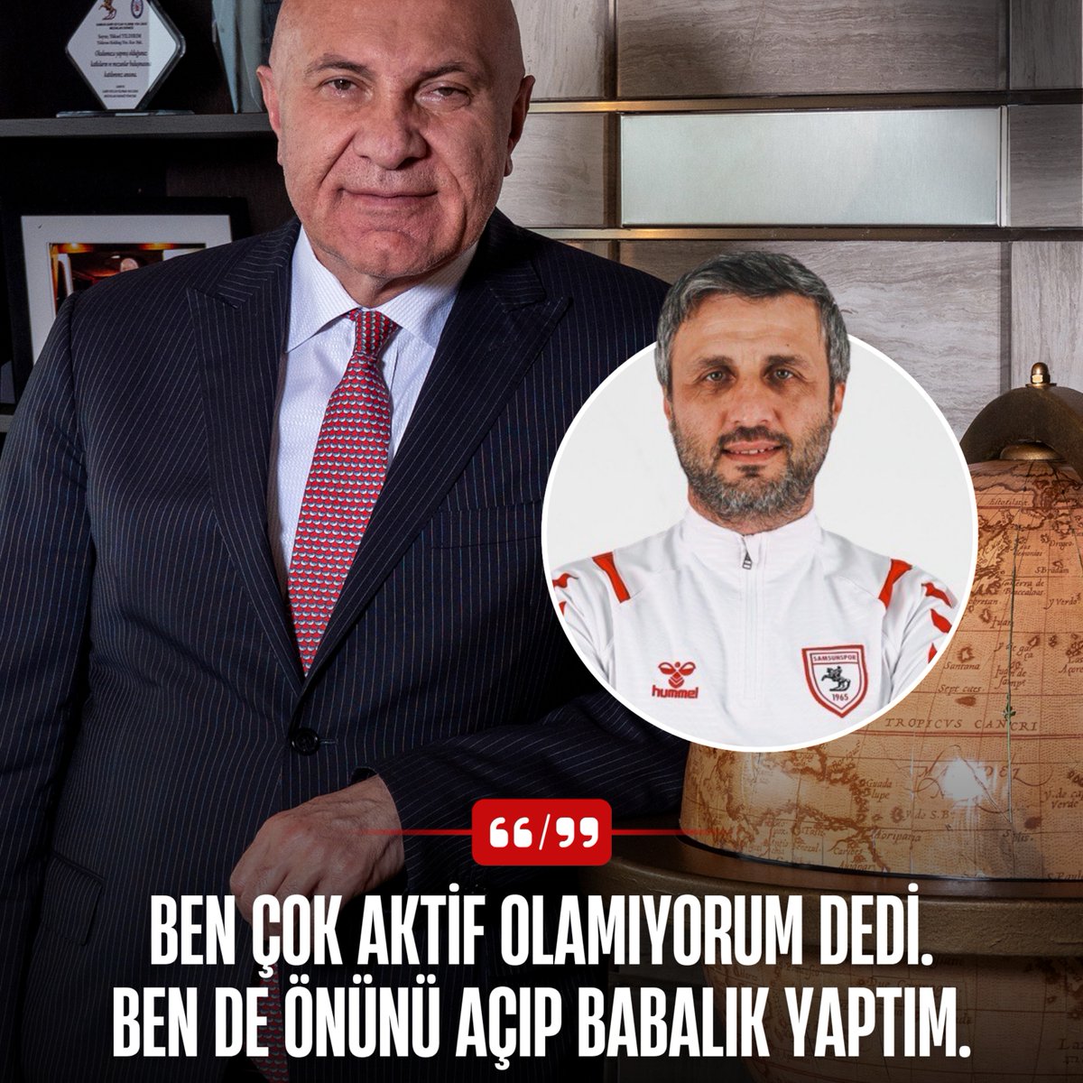 🗣️ Samsunspor Başkanı Yüksel Yıldırım: “Beklenmedik bir şekilde Trabzon şimdi Thomas Reis’i getirdi. Tamam, Thomas Reis iyi hoca ama hocanın altını hep biz doldurduk.” “Fatih Yıldız, ben çok aktif olamıyorum dedi. Bende önünü açıp babalık yaptım.” 🎙️ Lig Radyo - İlk Dakika