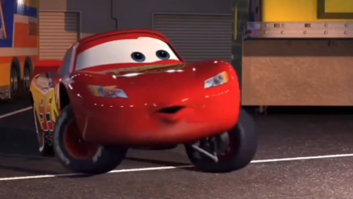 I didn’t even realize that Lightning McQueen said a lot of NOs in the first Cars movie. Must be a big habit for him.