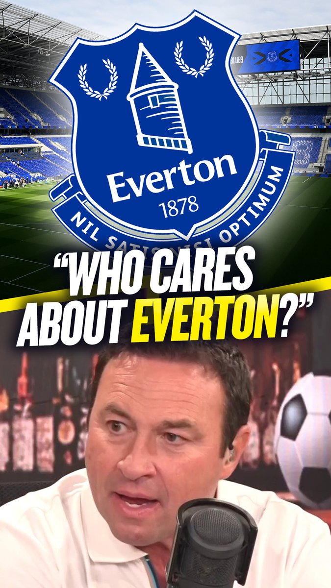 🤷♂️ "Who cares about Everton?? They do nothing." 😳 "They're the worst club to support. Worse than Spurs." Jason Cundy labels Everton as "insignificant" and claim they're a "bad odour" in the Premier League 😬