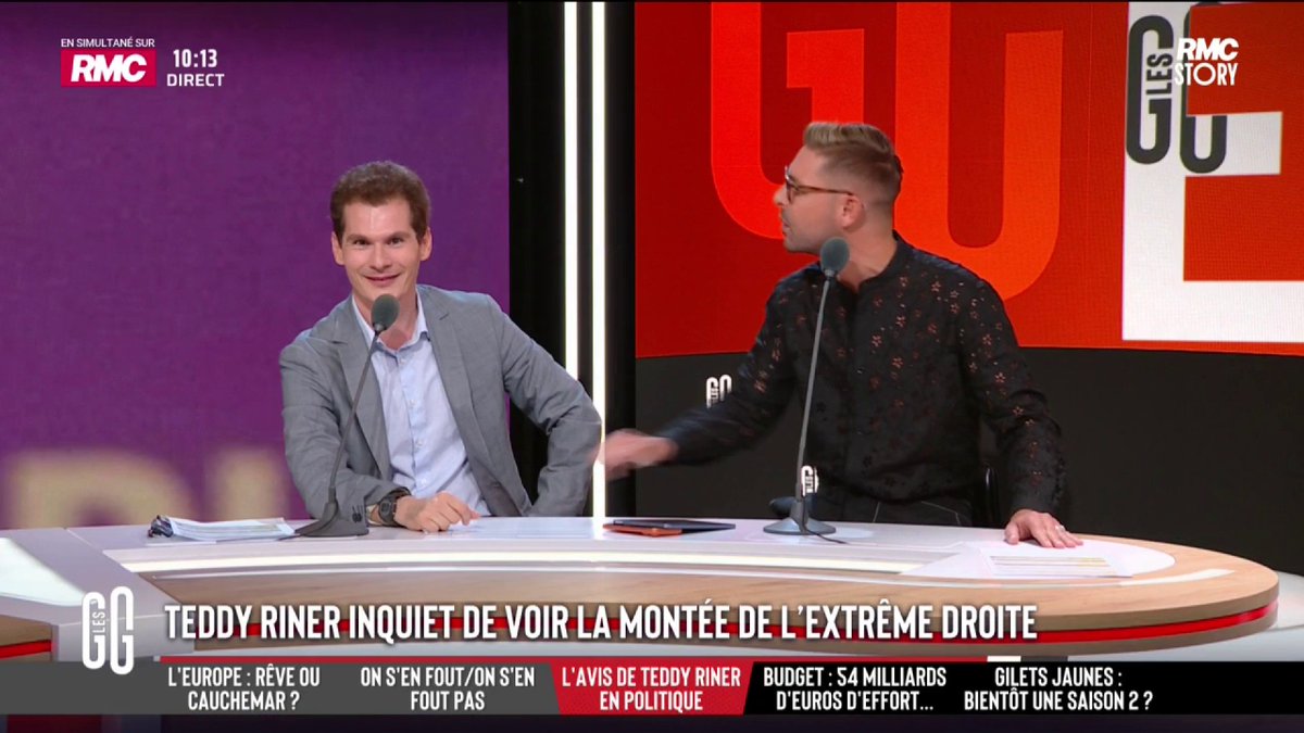 💥 Clash dans les GG ! 🗣️ Sam Zirah : "On peut juste dire qu'on n'aime pas les extrêmes ?" 🗣️ Jean-Loup Bonnamy : "Position courageuse." 🗣️ Sam Zirah : "C'est courageux aussi de ne pas être dans l'extrême, de ne pas céder aux sirènes des extrêmes." #GGRMC