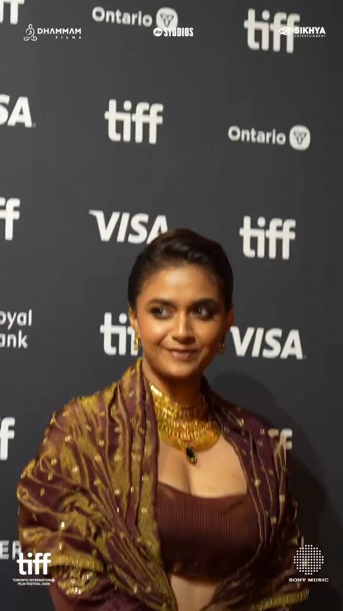 Queen from Tiff 2026! ♥️ #Dorothy #KeerthySuresh