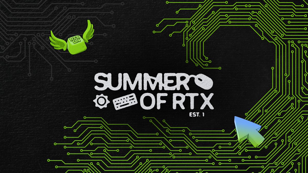 Summer of RTX isn't over yet. 👀 One final shot: 🟢 Custom PCs 🟢 GeForce RTX 50 Series GPUs 🟢GeForce RTX 50 Series laptops + more Drop #RTXPowersPlay below to enter!