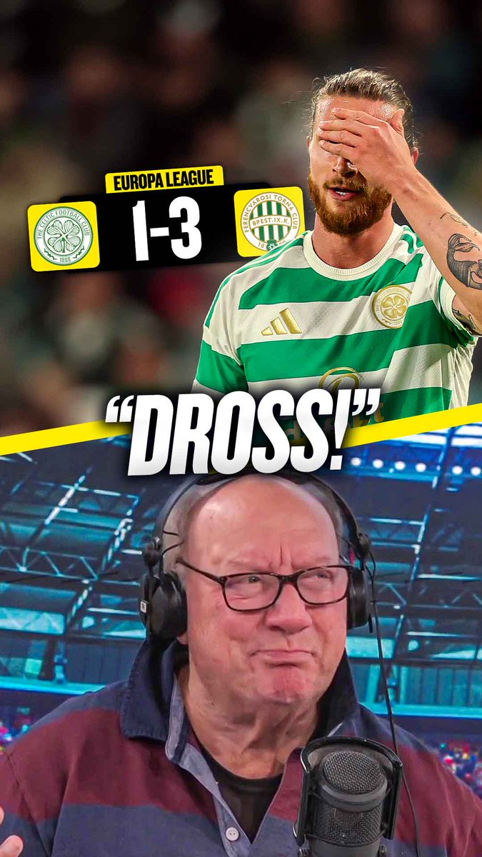 😡 "Dross!" 🤦♂️ "It's not just the losses, it's the style of the losses!" Alan Brazil reacts to #CelticFC suffering another poor defeat in Europe! 😫🍀