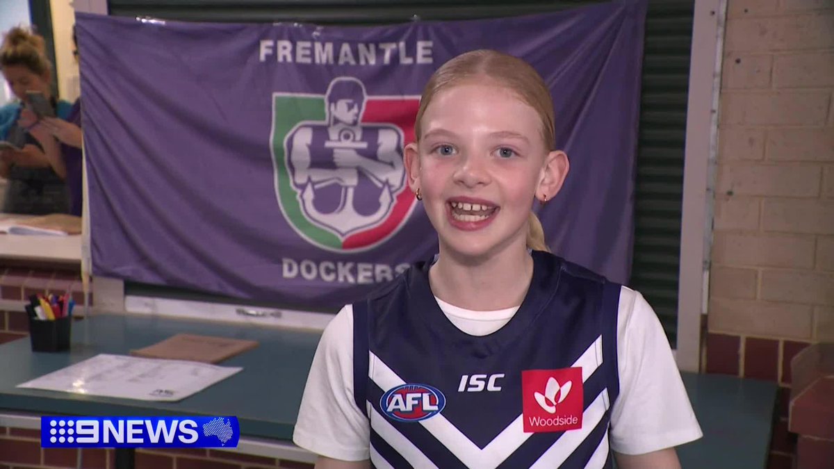 Tania and Jamie Serong are rooting for both teams tonight, as Docker Caleb and Swan Jai are battling each other for the Grand Final. #9News