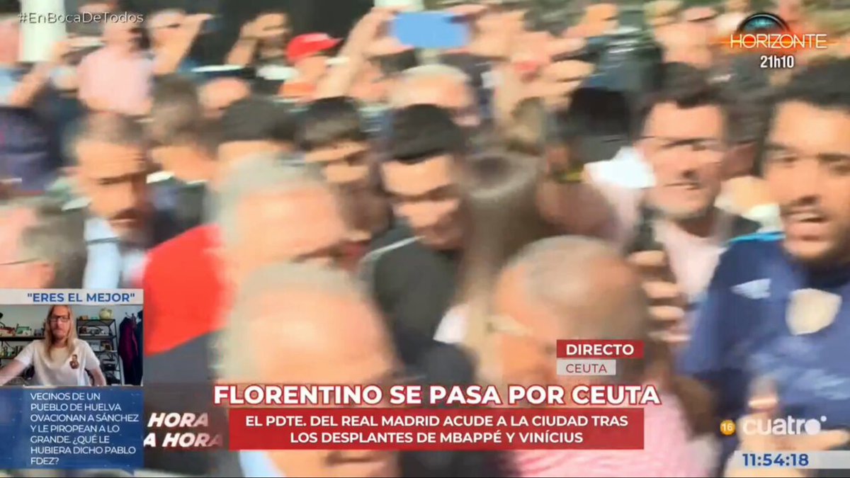 Florentino Pérez acude a Ceuta tras los desplantes de Mbappé, Konaté y Vinícius.
