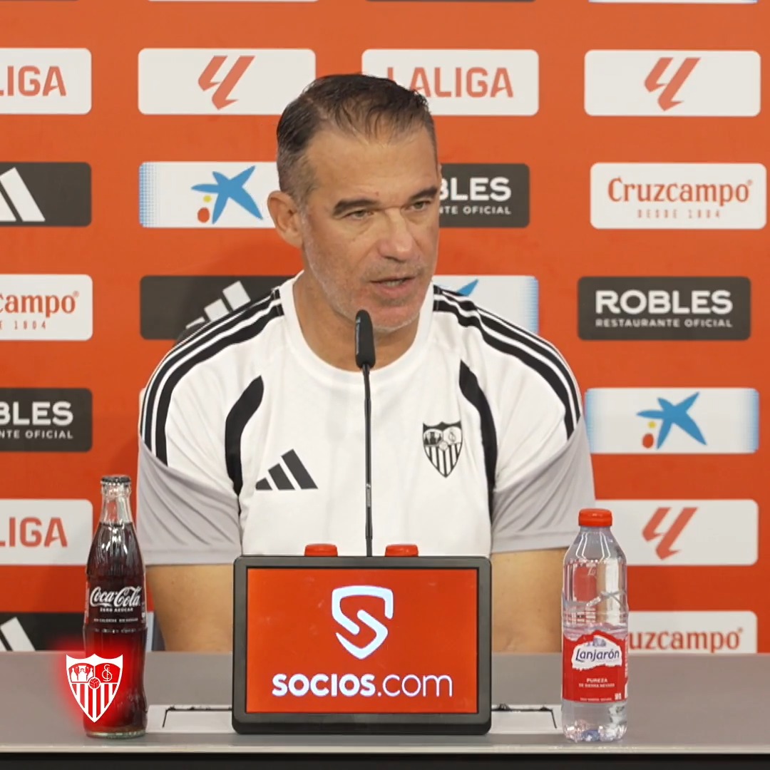 🗣️ Las palabras de Luis García en la víspera de un nuevo partido en casa. 👉 #SevillaBarça #WeareSevilla