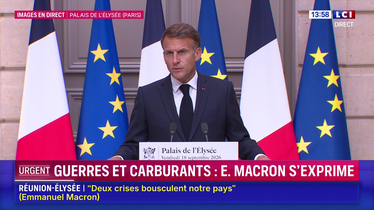 🔴🗣️ "La menace hybride russe à l'égard des Européens et de la France s'est intensifiée" : Emmanuel Macron sur LCI ⬇️