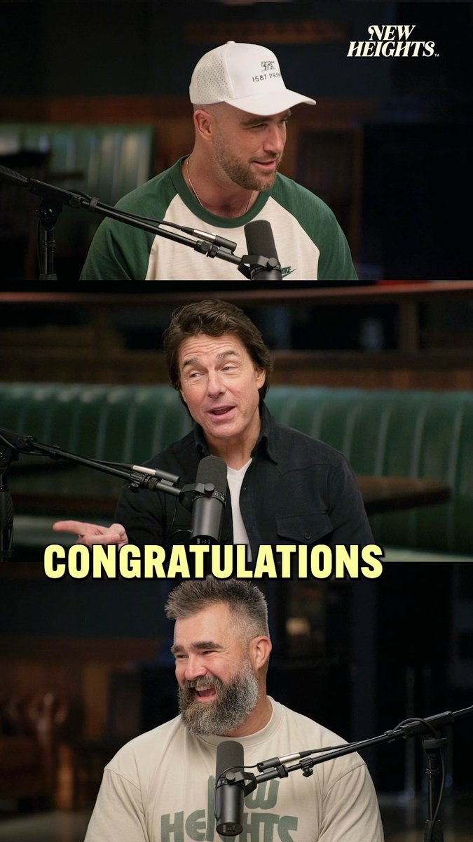 "I'm not coming to Kansas to see you lose" @tomcruise had one message for Travis before coming to watch a game at Arrowhead NEW EPISODE OUT NOW!!!