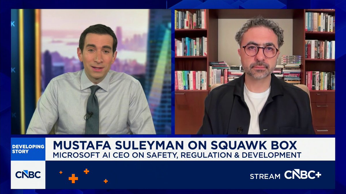 “It has to be something that we can contain,” says Microsoft AI CEO Mustafa Suleyman of AI. “We should not produce something that we can’t control.”