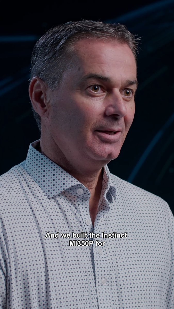 Bringing AI into the data center starts with solving real-world enterprise challenges. Hear AMD SVP and GM of Compute and Enterprise AI Dan McNamara explain how AMD is helping organizations deploy AI to build what's next within existing power, cooling and space constraints.