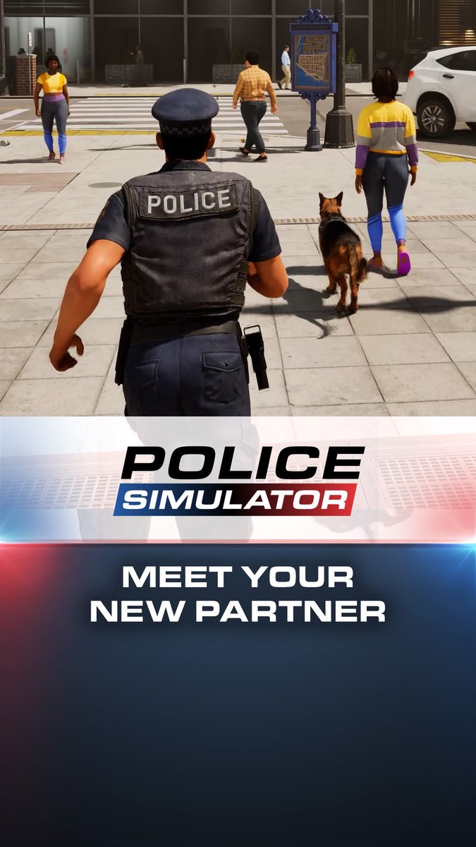 Meet your new partner: Use your K-9 unit to assist you tracking subjects in Faremont City! 👮🐶🚨 Wishlist now: 🚨