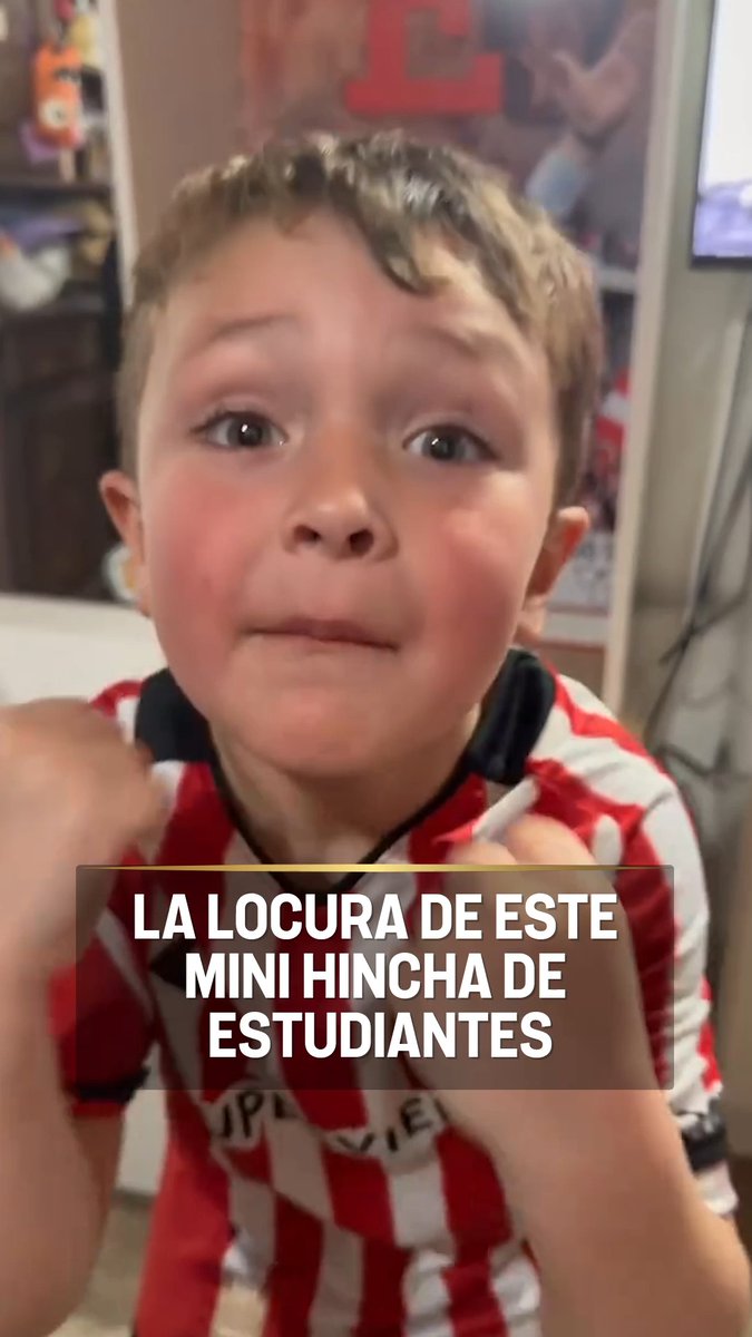 "ESTAMOS EN SEMIS, PA" ⚪🔴 Salvi Goñi es el hincha viral de ESTUDIANTES y se volvió completamente loco con la clasificación a semifinales de la CONMEBOL #Libertadores. 📹: gonisantiago_