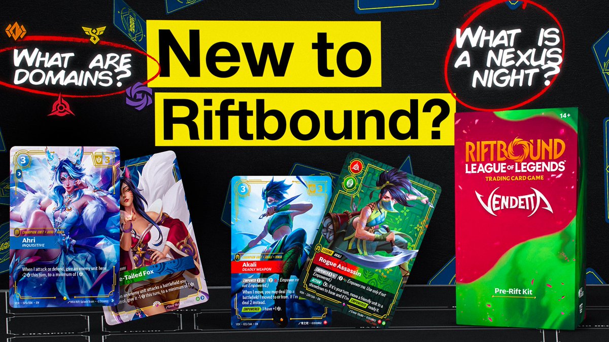"How do I get started in Riftbound?" Easily the question I get asked most. So I sat down and made the full answer. Where to learn. How to pick a deck. Where to play. What the IRL events actually are. Every resource, in order. I AM SO PROUD OF THIS VIDEO. VIDEO IS LIVE 👇