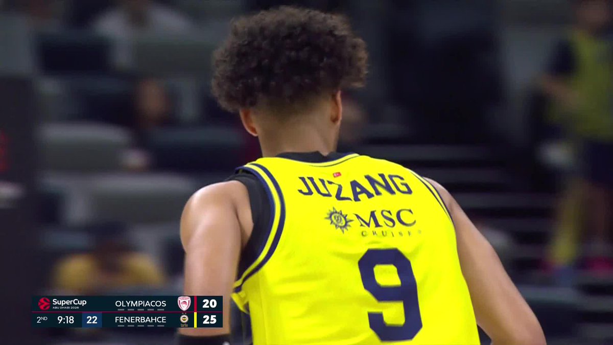 Johnny Juzang, yay gerisinden hedefi buldu! 🎯 Fenerbahçe Tarfin Erkek Basketbol 🟡🔵