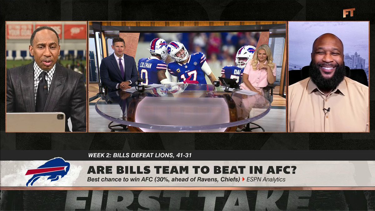 “I mean damn!” 😭 Stephen A Smith reacts to the Lions' defense allowing 71 points in their first two games 😳