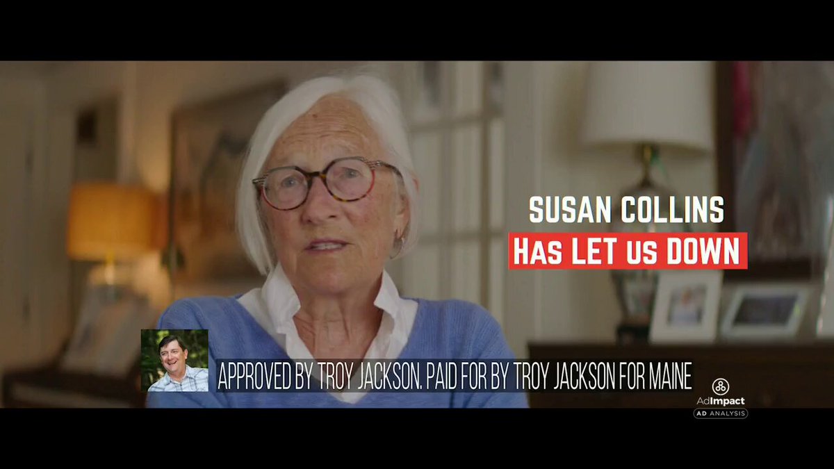 interesting spot from a GOP group focused on AI safety, for Susan Collins Alliance for a Better Future is running this with $2 million in Maine