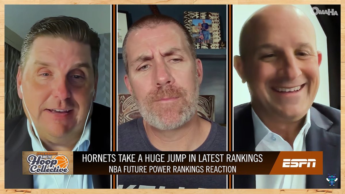 🎙️ Brian Windhorst: "I think 7th is aggressive here, because ultimately this team still needs cornerstone players." 🎙️ Tim MacMahon: "They think they have two, but I don't think either of those guys are first-team All-NBA in the future type of players, in Kon Knueppel and Brandon Miller." The Hoop Collective on the Hornets in ESPN's NBA Future Power Rankings:
