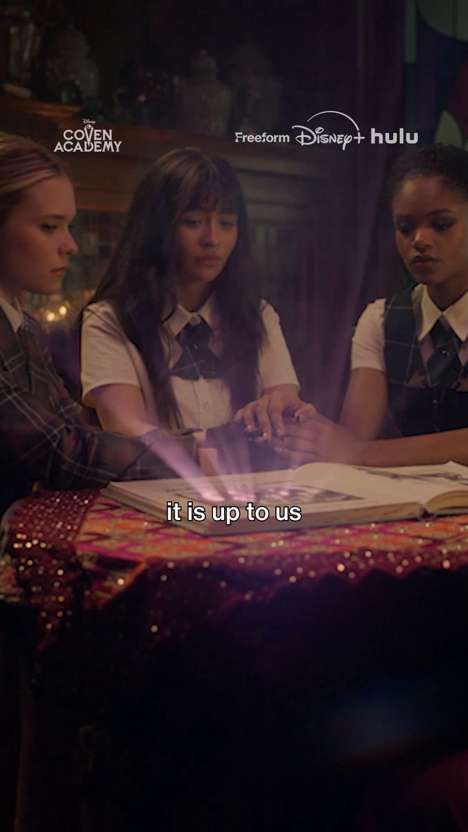 ready, coven? 🔮 #CovenAcademy premieres october 1 on @Freeform, next day on Disney+ and @Hulu.