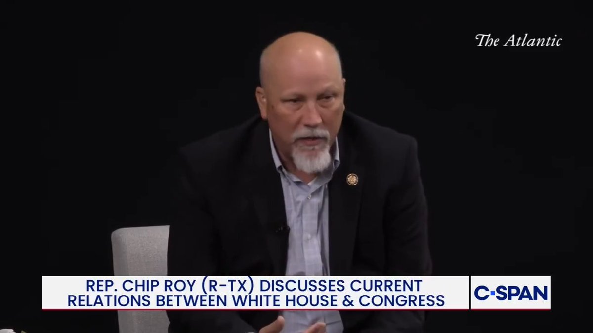 .Rep. Chip Roy Press Office (R-TX) on working with House Speaker Mike Johnson: "Speaker Johnson has done, I think, a pretty extraordinary job of managing a diverse group of individuals across the Congress."