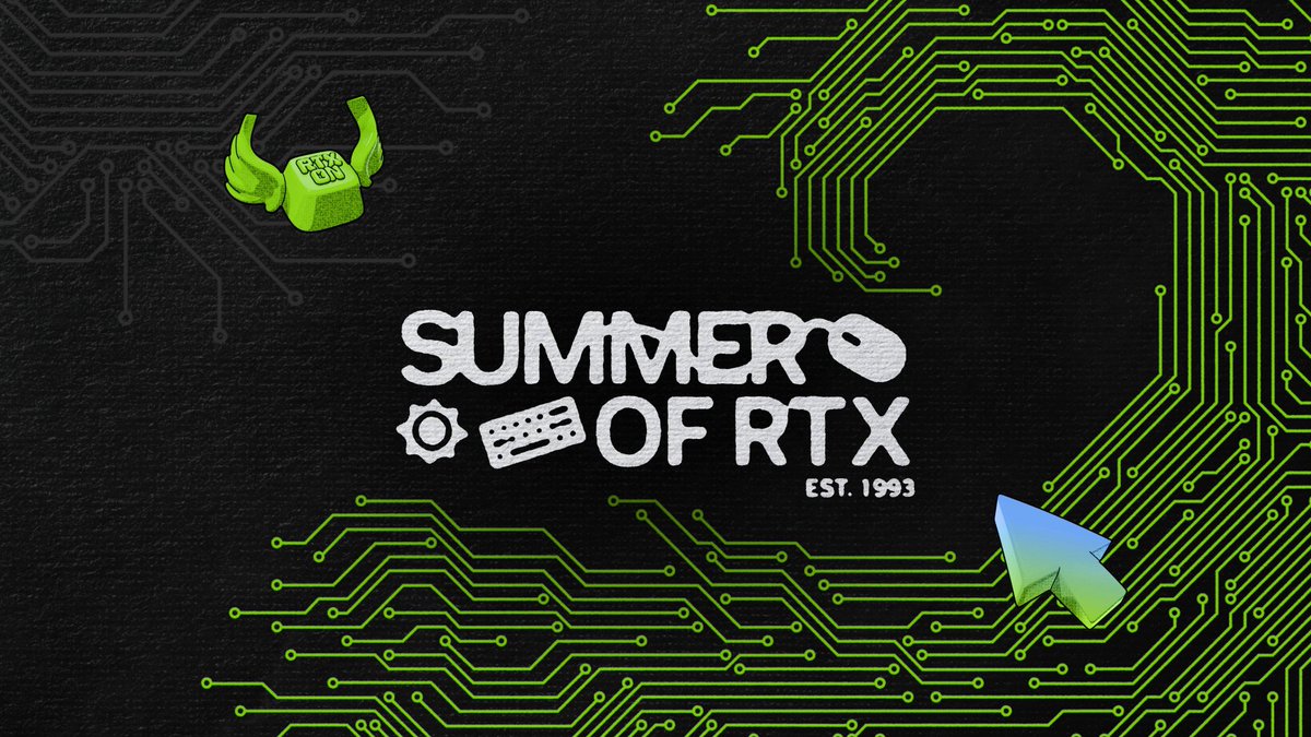 Summer of RTX isn't over yet. 👀 One final shot: 🟢 Custom PCs 🟢 GeForce RTX 50 Series GPUs 🟢GeForce RTX 50 Series laptops + more Drop #RTXPowersPlay below to enter!