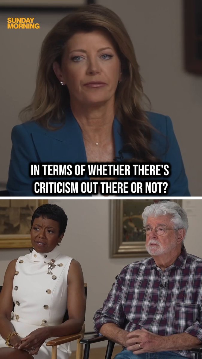 George Lucas and his wife, Mellody Hobson, told @norahodonnell that they are unfazed by criticism over their new project, the Lucas Museum of Narrative Art. “We will live with that controversy,” Hobson said. Watch more of Norah’s exclusive interview this weekend on CBS Sunday Morning 🌞.