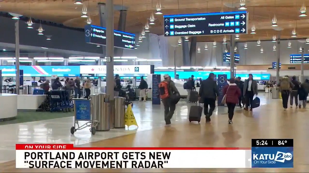 Modern skies have landed in Portland! 🛬 The latest surface movement radar installation is complete at @FlyPDX. The FAA and U.S. Department of Transportation are modernizing the nation's air traffic control system to give air traffic controllers the tools to keep passengers safe. KATU News has more ⬇️
