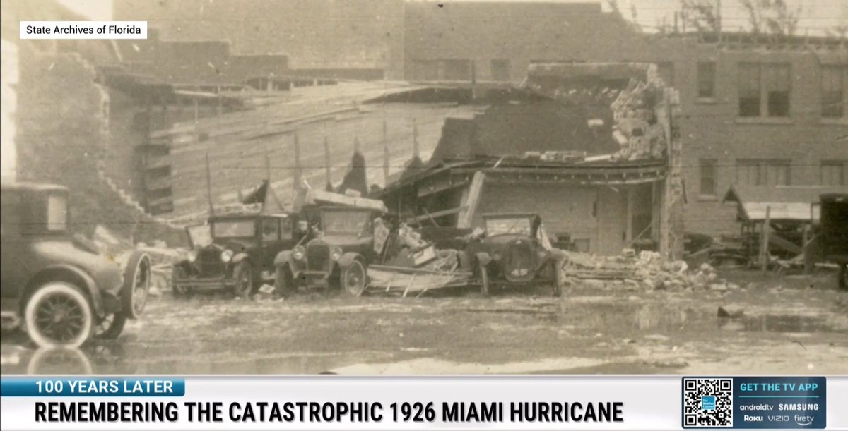 100 years ago today, the Great Miami Hurricane devastated South Florida, leaving hundreds dead and thousands homeless. Meteorologist Alex Wilson looks back at the 1926 storm and the lessons that still matter today.