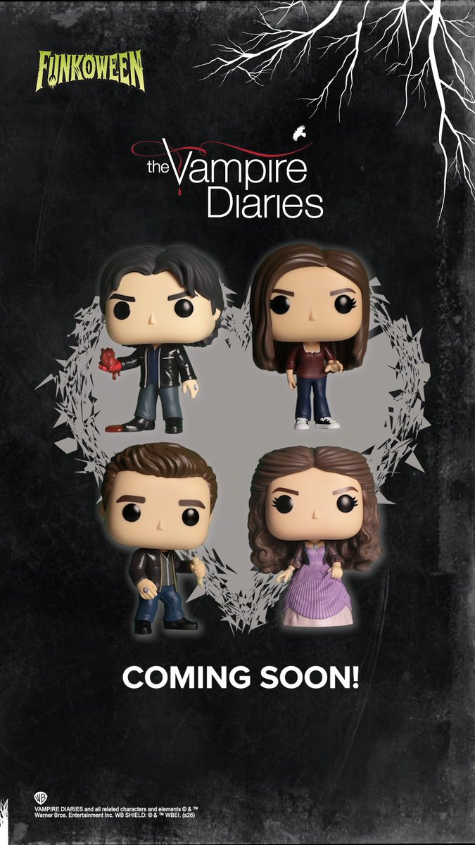 Forever immortalized in my heart… and my collection! Official collectibles from The Vampire Diaries are coming soon. 📖✨