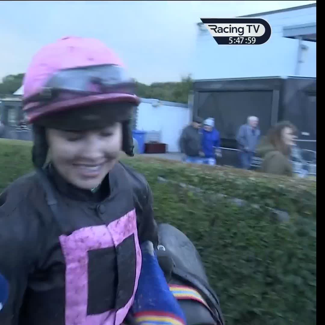 🗣️ "He was tough." Aine O'Connor on her Downpatrick Racecourse finale success aboard Ifuknowuknow Paul Callaghan