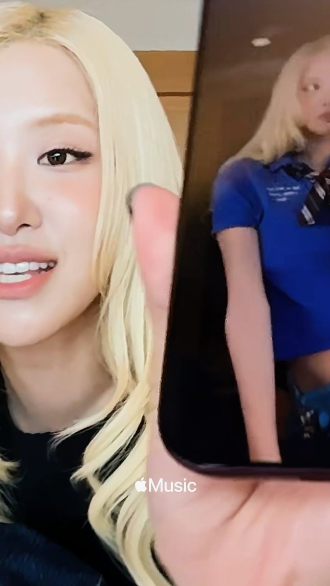 ROSÉ clears the air about a recent photo 📱🫲 Watch the full interview with Zane Lowe on YouTube and Apple Music.