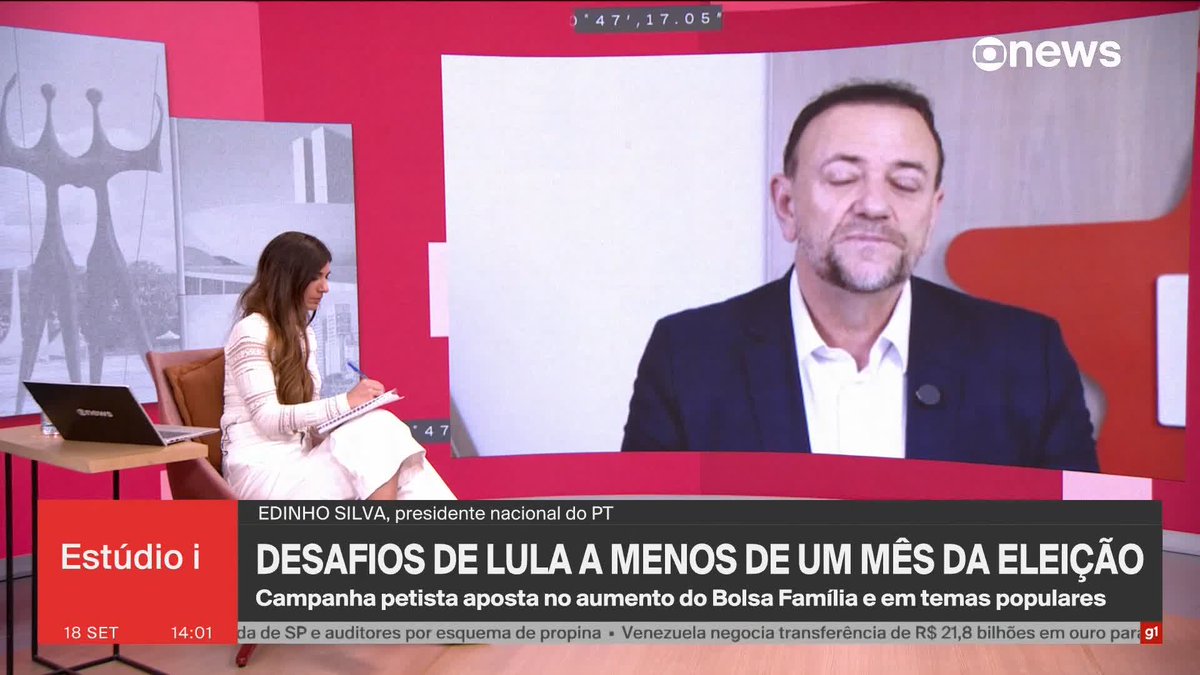 Edinho Silva, presidente do PT, diz que "é inegável o sentimento antissistema na sociedade" e defende reforma do Poder Judiciário. "Temos consciência do desgaste". ➡️ #Estúdioi - de segunda a sexta, às 13h, na #GloboNews. Assista na TV e no #globoplay
