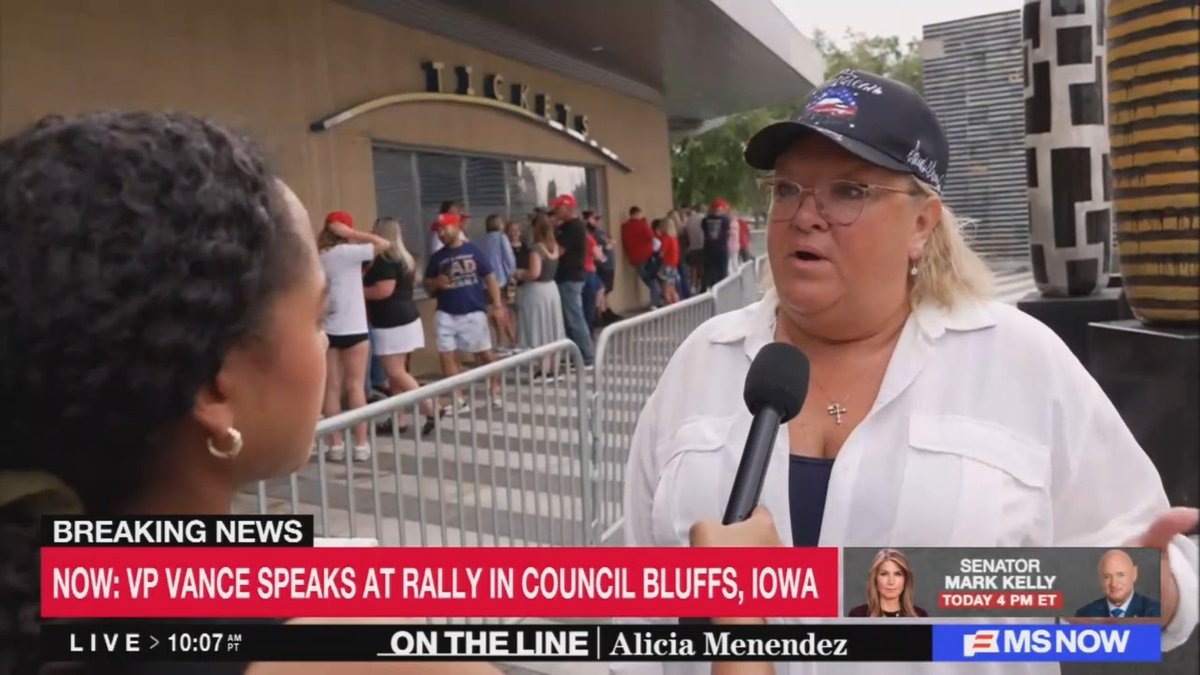 Vance rally attendees: "People want those gas prices to come down. Affordability is always important... What are the government's plans to reduce prices?"