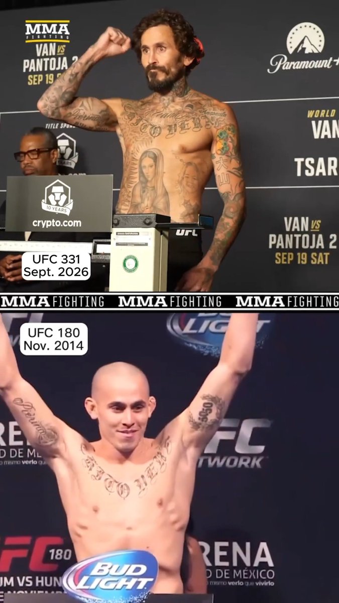 Marlon 'Chito' Vera has changed A LOT since his debut 12 years ago #UFC331
