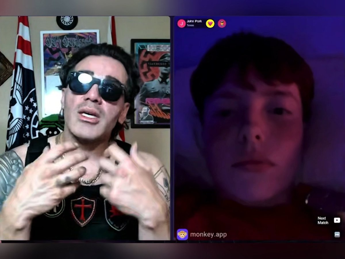 Gypsy Crusader has a wholesome moment with a young man.