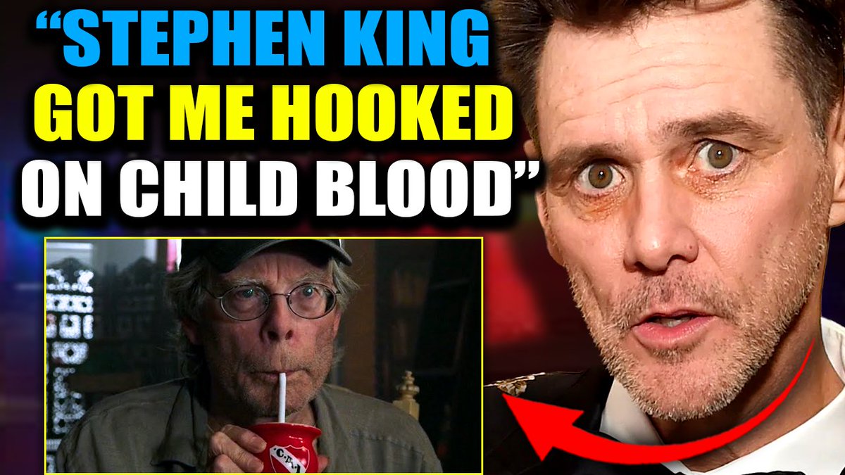 Jim Carrey Tape: "Stephen King Got Me Hooked on Adrenochrome - I'll Be Dead Before You Hear This" Alicia Silverstone just blew the whistle on what Hollywood has been whispering all year. Jim Carrey was cloned. And replaced. After a punishing adrenochrome addiction left him a broken man. Before he died, Carrey began speaking out about the man who got him hooked. The man who got hundreds of Hollywood stars hooked. Horror maestro Stephen King.