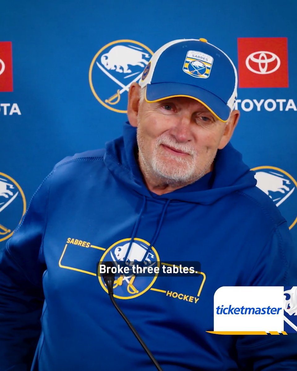 We need more information on Lindy's tailgate yesterday...🤔 Watch his full press conference from today's practice → #LetsGoBuffalo | @ticketmaster