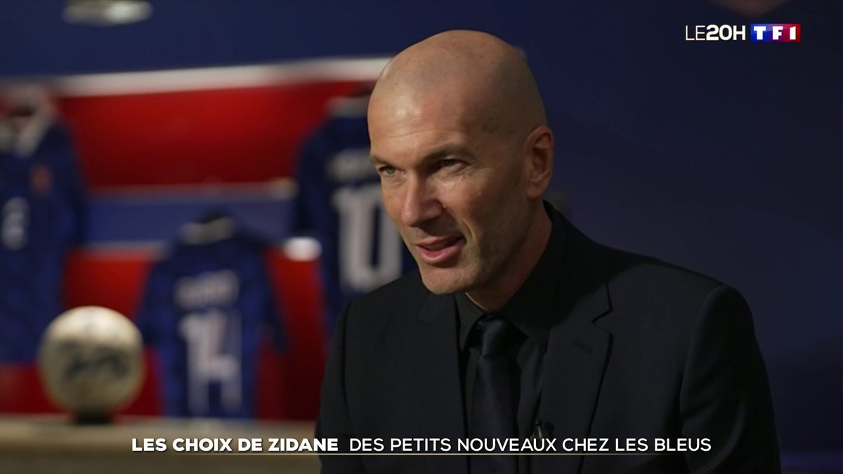 ⚽️ Le nouveau sélectionneur des Bleus Zinédine Zidane a dévoilé sa première liste pour la Ligue des Nations. À cette occasion, il a accordé une interview exclusive à TF1 où il revient sur ses choix 📺 #LE20H présenté par Anne-Claire Coudray