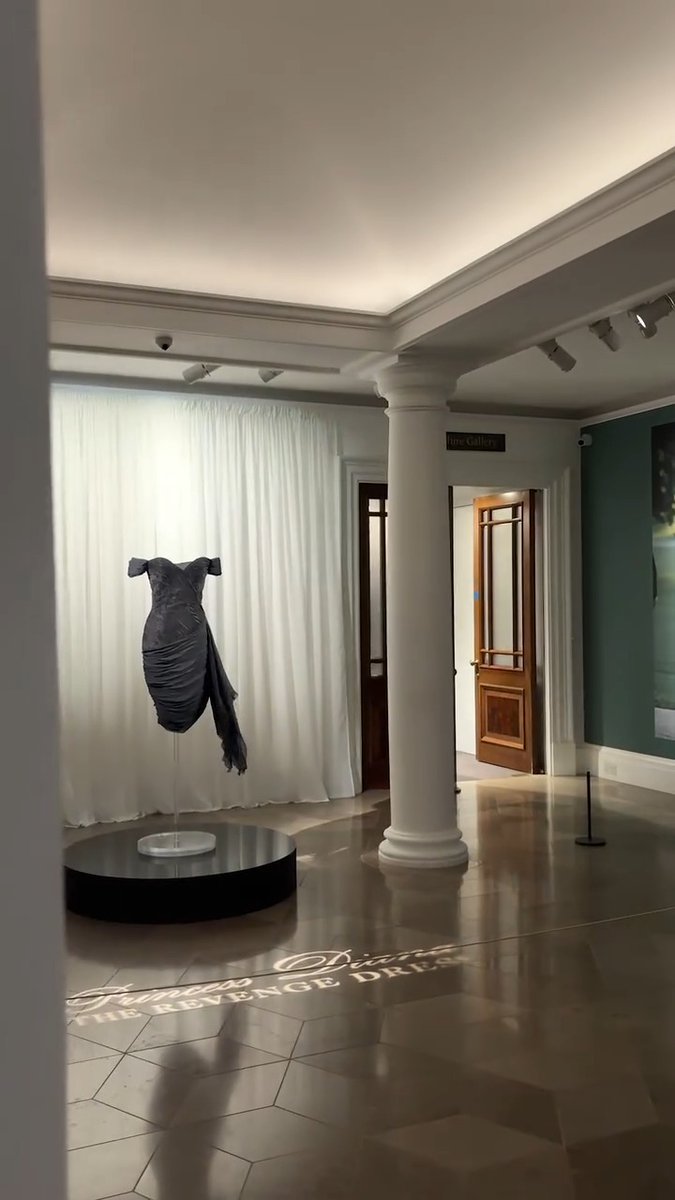 Princess Diana's one and only ‘Revenge Dress' is out of the vault and officially on view at #SothebysLondon through 24 September. Register to bid >> Come see one of the 20th century's most enduring fashion statements at our New Bond Street location, just in time for London Fashion Week. Proceeds benefit NHS Lothian Charity on behalf of the Royal Edinburgh Hospital.