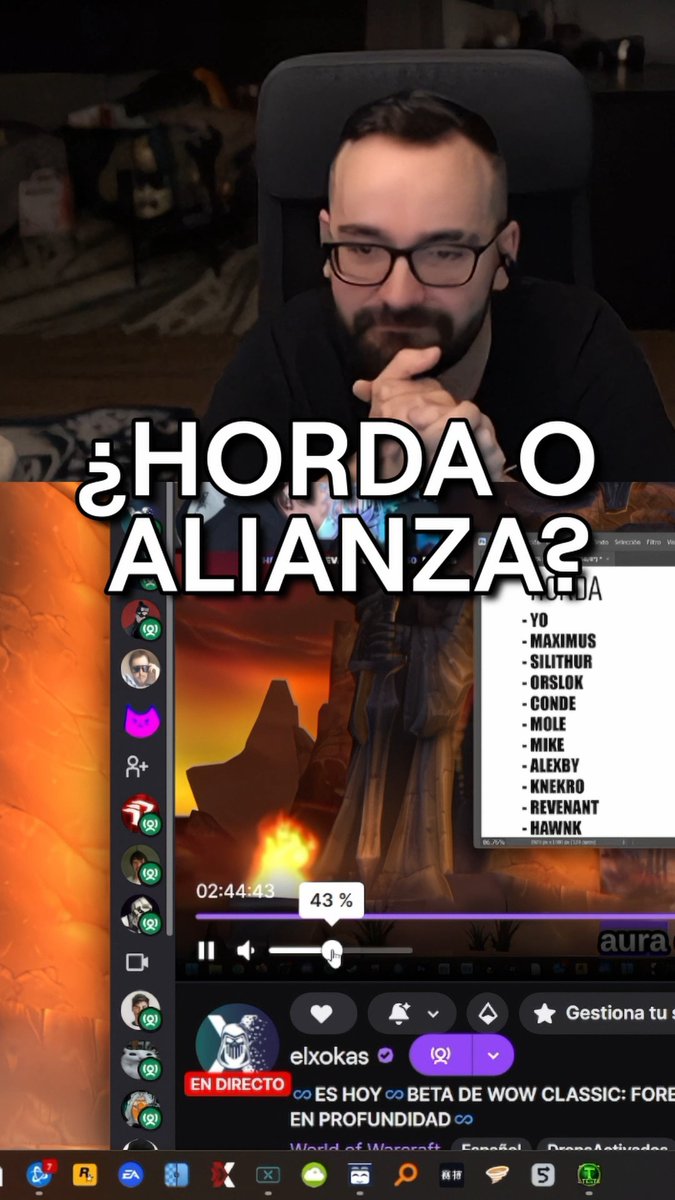 Elegir facción va a acabar con alguna amistad. elrubius XOKAS ¿Horda o Alianza? Solo hay una respuesta correcta.