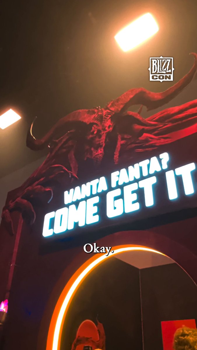 Shout out to AoElena for being brave enough to enter our Hellish Escape Room at BlizzCon 2026. 🚪