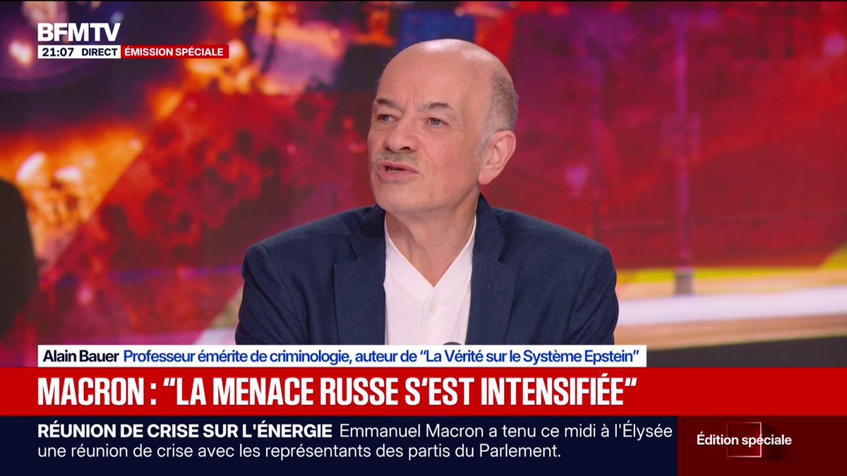 Menace russe: "La France n'est pas en situation de mener une guerre", observe Alain Bauer, professeur émérite