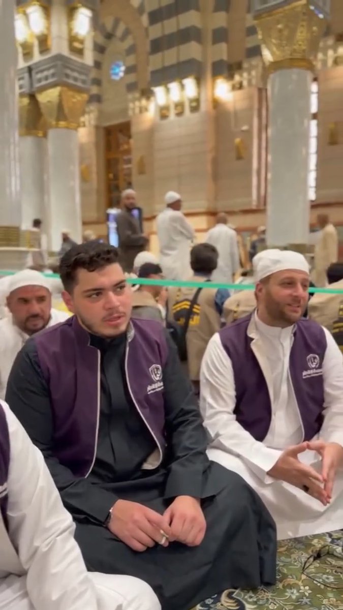 Qasida Burdah gathering today in Masjid al-Nabawi - Madinah