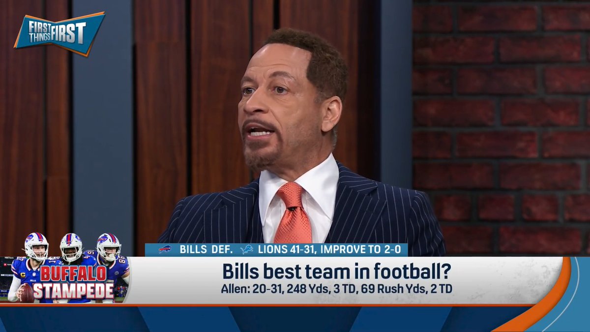 Bills best team in football? Chris Broussard weighs in: “I cannot say they’re the best team in the league because the best team in the league doesn’t give up 31 points a game.”