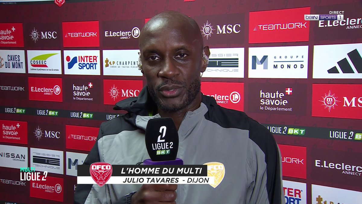 ⚽️ #Ligue2BKT 🗣Julio Tvares :« Ce soir, on arrive à confirmer, c’est de bon augure pour la suite. » #beINLIGUE2
